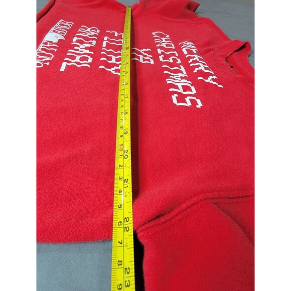 Home Alone “Merry Christmas Ya Filthy Animal” Red Cropped Sweatshirt XXL Women’s - Picture 9 of 10